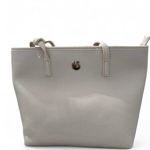 Gloria Vanderbilt Elegant Cream Tote Bag with wallet new